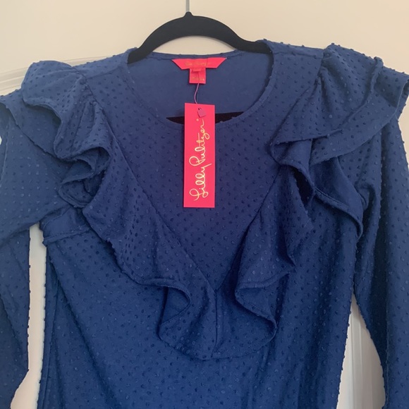 Lilly Pulitzer Pheby Ruffle Dress - XS - Picture 3 of 6